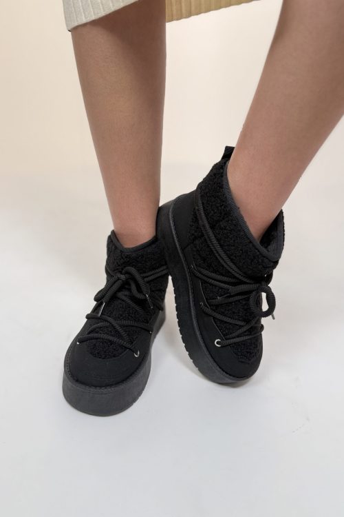 Čizmice Wool Cozy Black