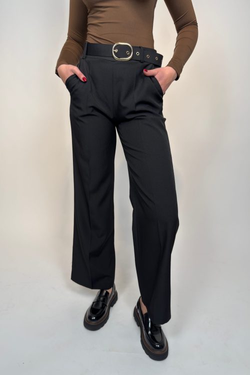 Elegance Belted Suit Pants.