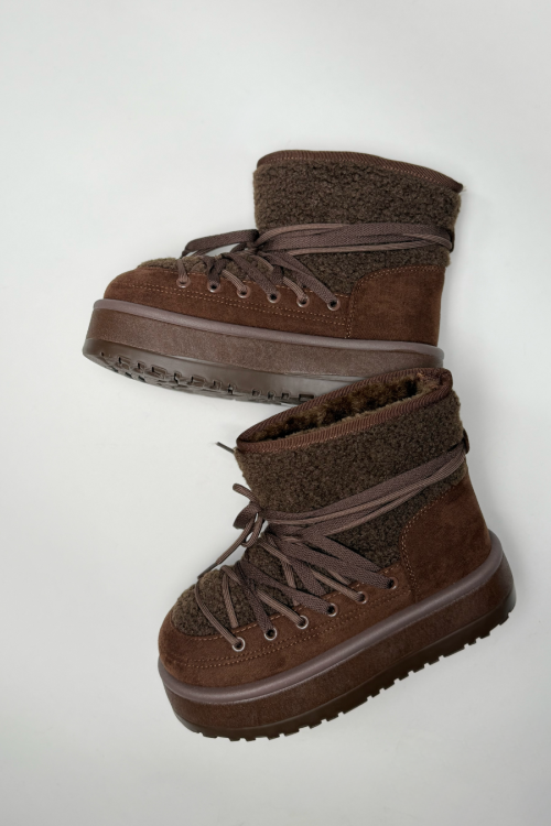 Čizmice Wool Cozy Coffee