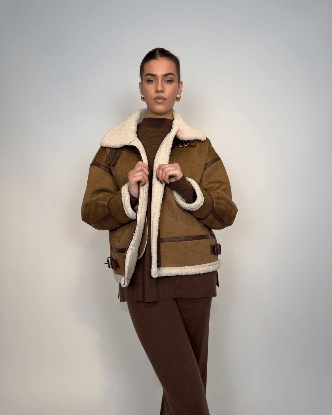 "City Winter Fur Jacket – ženska zimska jakna s krznom u modernom dizajnu"