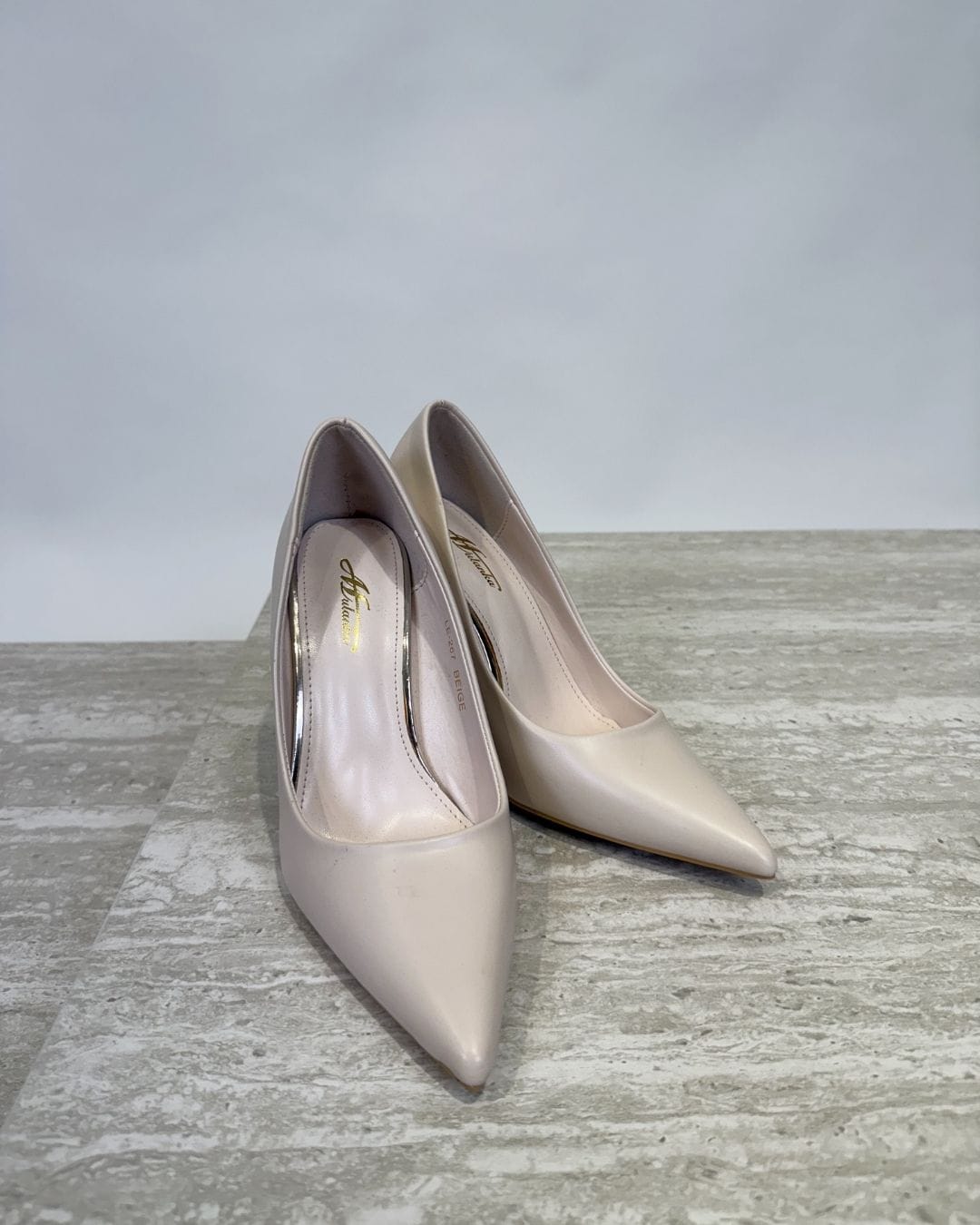 Cipele nude elegant classic heels bež salonke