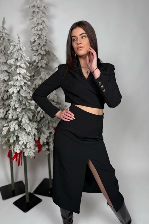 Komplet Elegant Black Two-Piece Set