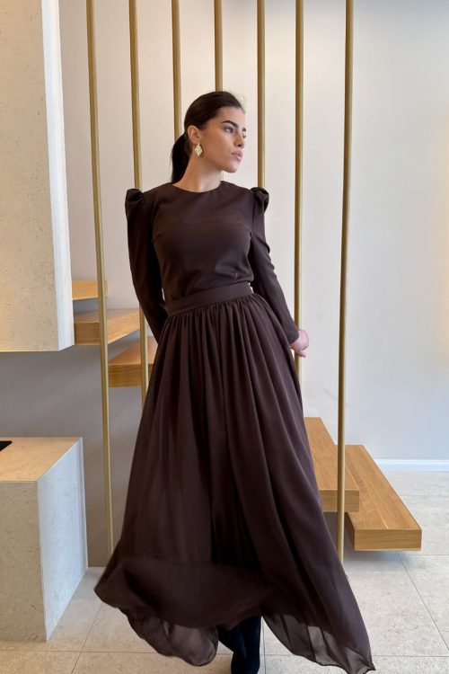 Komplet Brown Elegant Flow