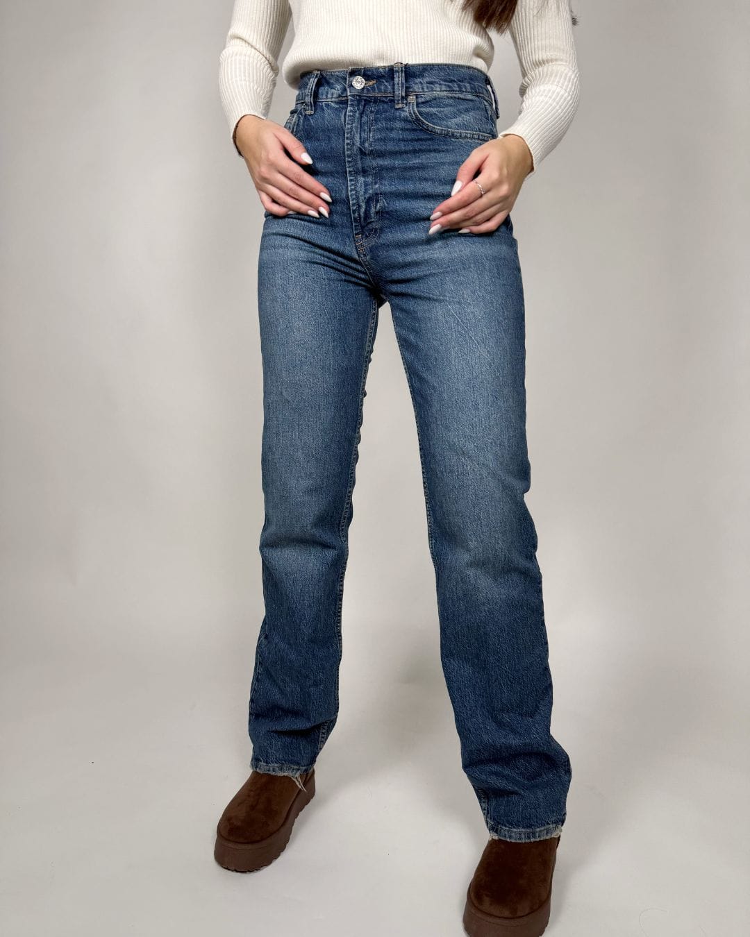 Hlače Classic High Waist