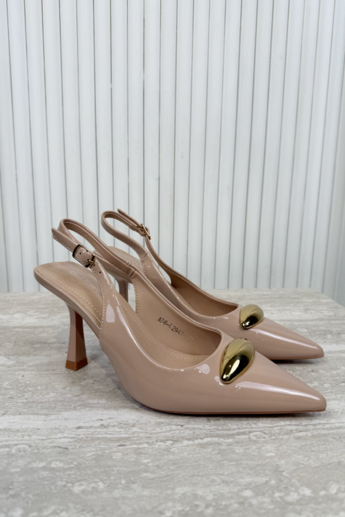 Heels Point Chic Beige