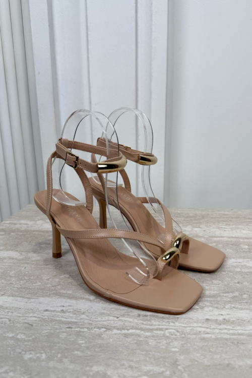Sandale Beige Icon Heels