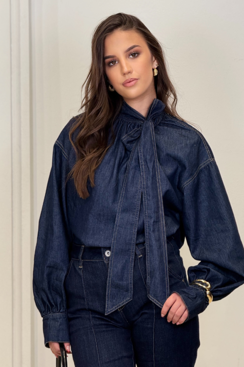 Košulja Denim Bow