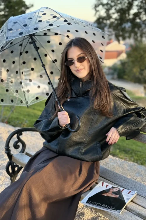 Kožna jakna Larissa